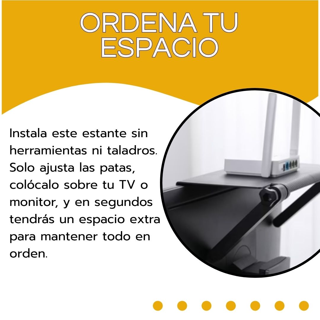 ORGANIZADOR PLEGABLE PARA TV