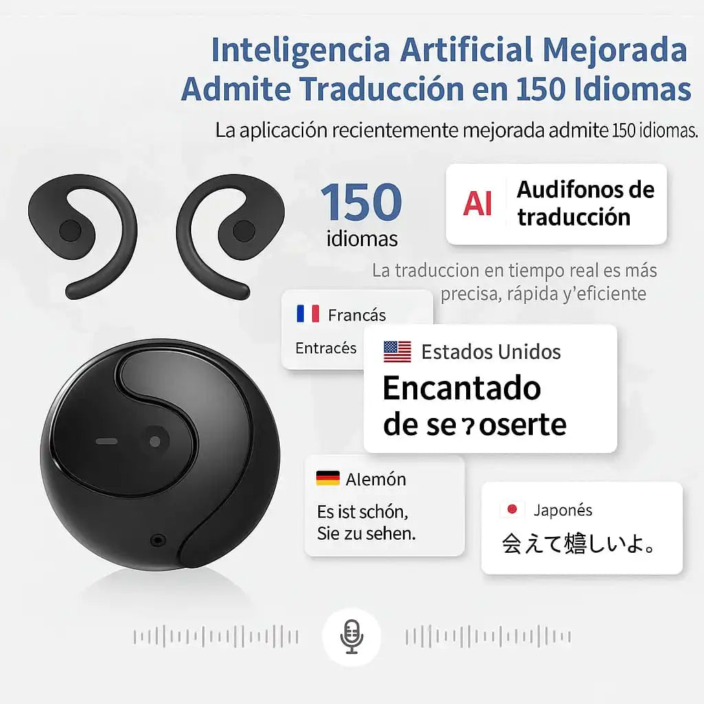 AUDÍFONOS TRADUCTORES CON INTELIGENCIA ARTIFICIAL