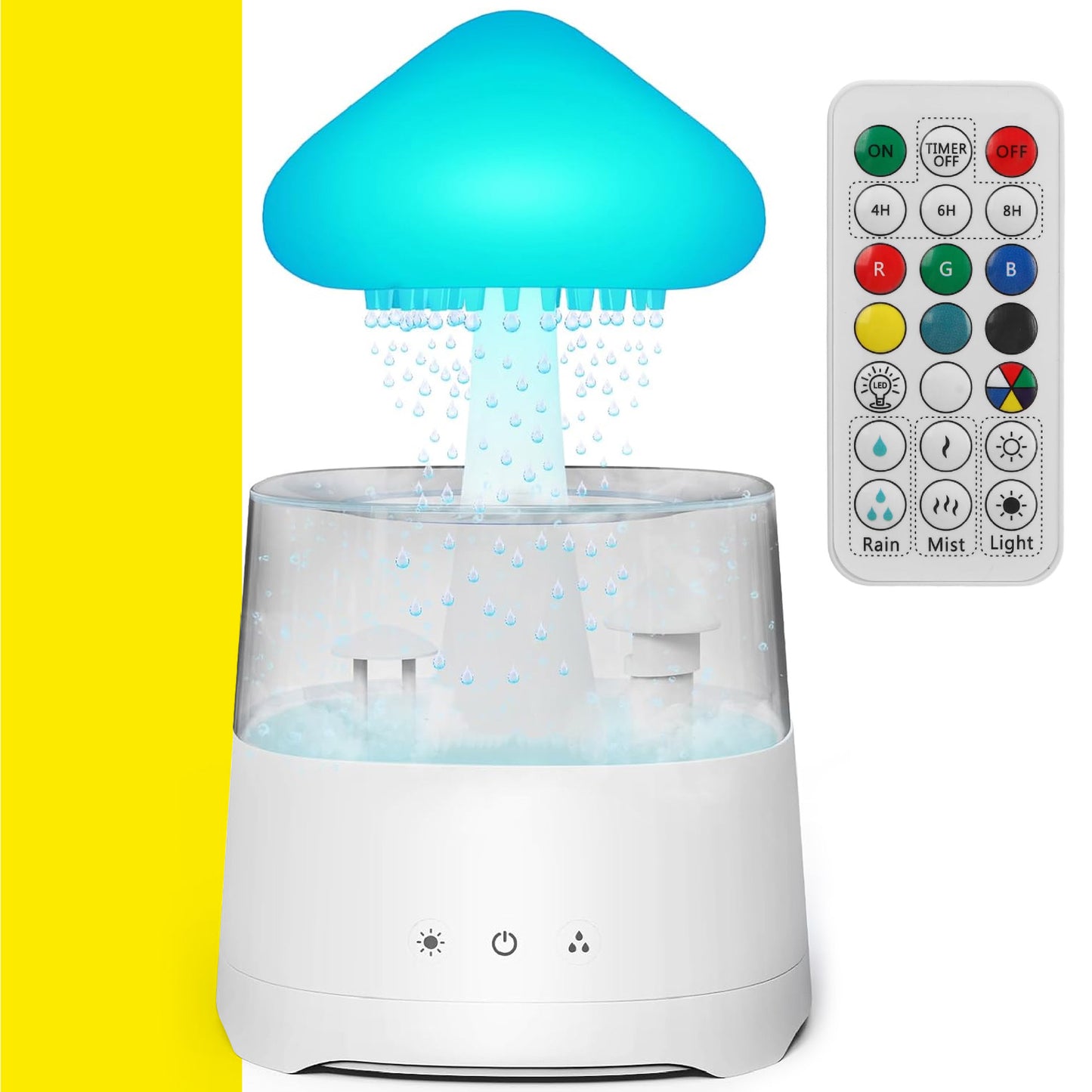 Nube Mágica 3 en 1 – Humidificador, Parlante y Luz LED Ambiental