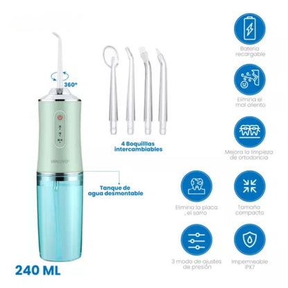 Irrigador Bucal Premium – Dientes más limpios en 60 segundos