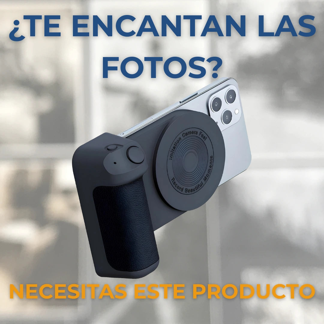 SOPORTE MAGNETICO PARA CELULAR TIPO CAMARA